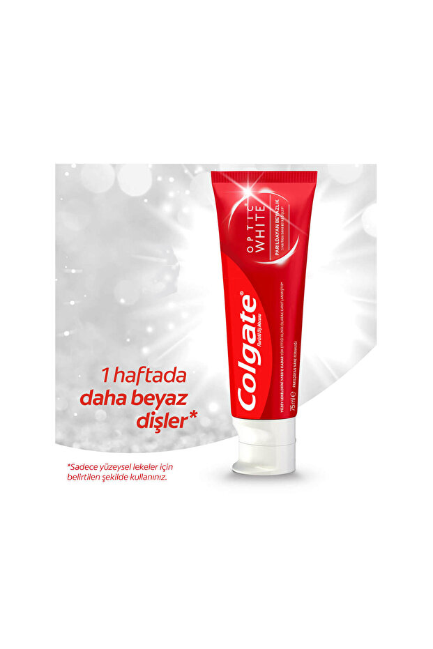 Optic White Parıldayan Beyazlık Beyazlatıcı Diş Macunu 75 Ml - 5