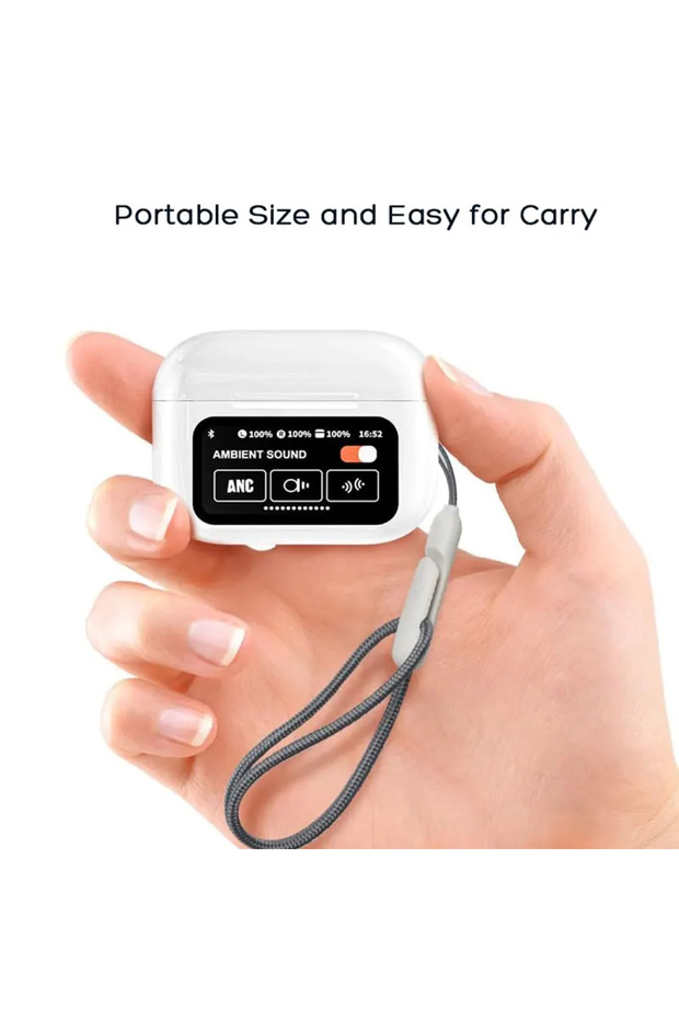 Ds-pro6 Anc&enc Max - Ekranlı Akıllı Bluetooth Kulaklık - 3