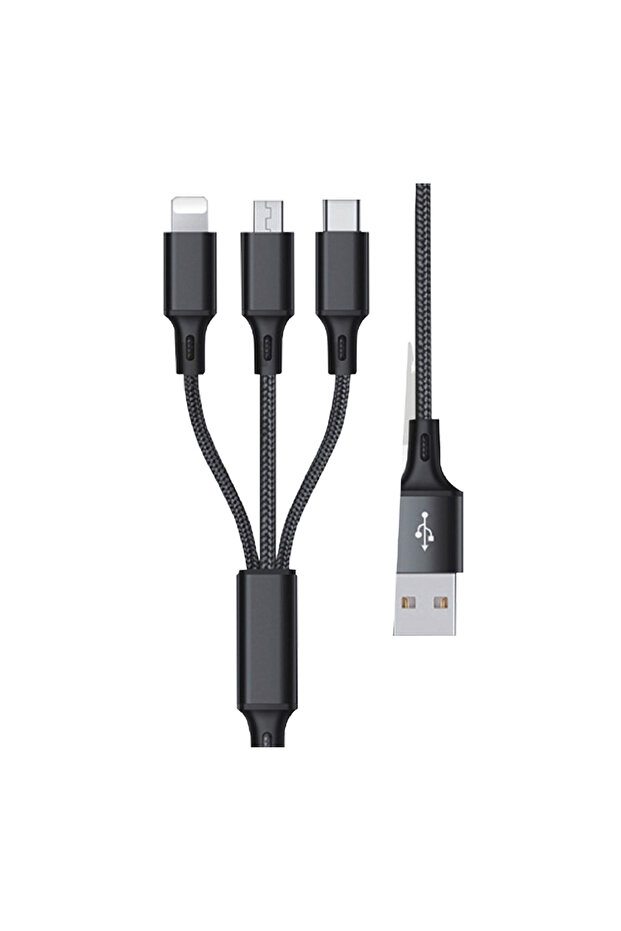 كابل USB 3 في 1 UNIDC774 بطول 1.2 متر