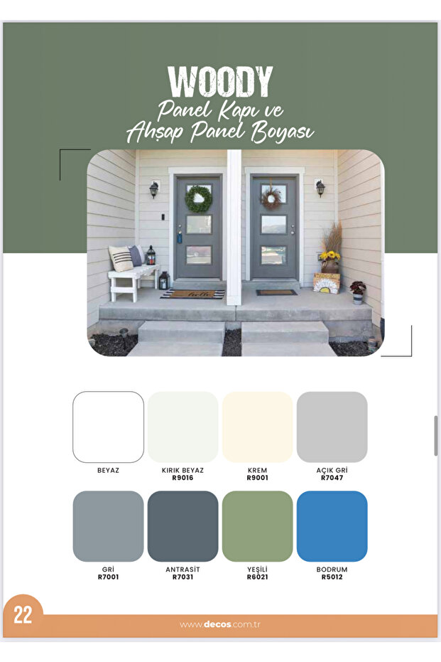 Woody - Panel Kapı Ve Ahşap Dolap Boyası - 2