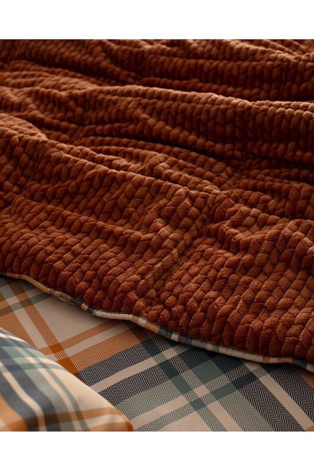 Beth Tek Kişilik Wellsoft Comforter Set - Turuncu - 6