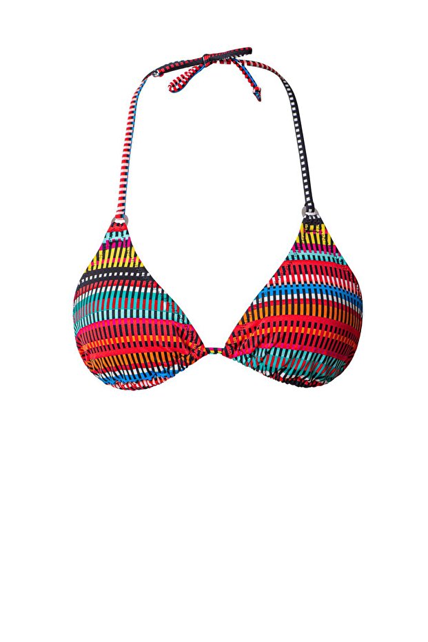 مجموعة بيكيني مثلثة منقوشة مخططة من لورمونت - 5