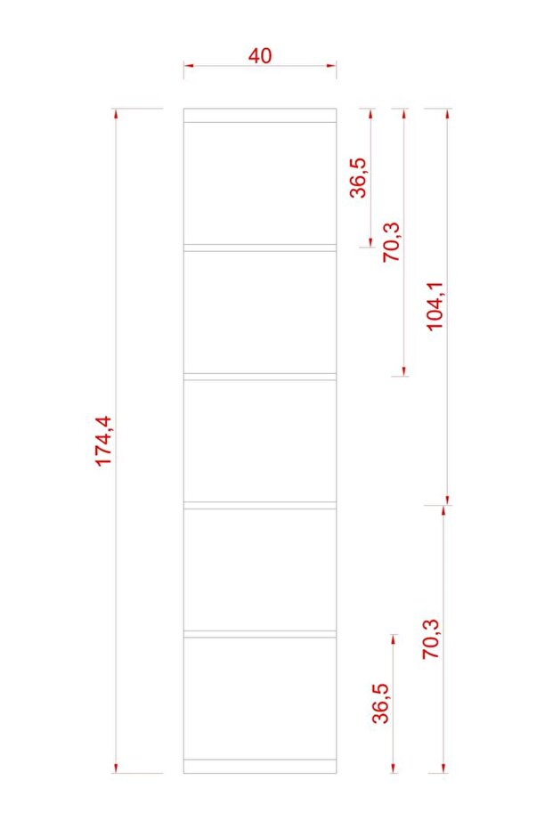 KORDON RAF SETİ KREM ( MAT ) - 2