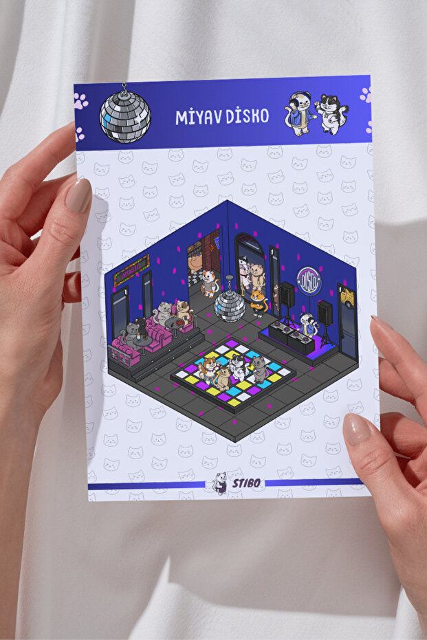 Miyav Disko Sticker Puzzle - 5