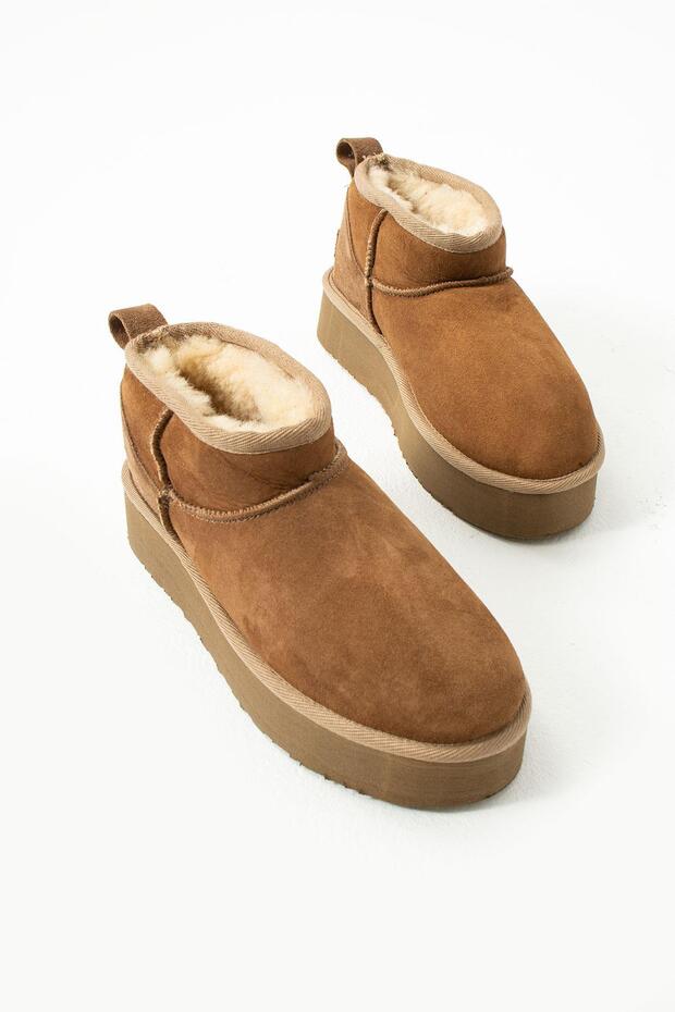 Kadın Kürklü Bot Taba - 3