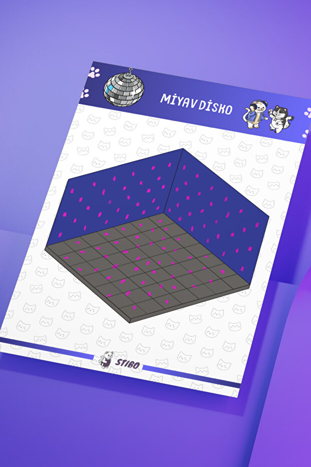 Miyav Disko Sticker Puzzle - 7
