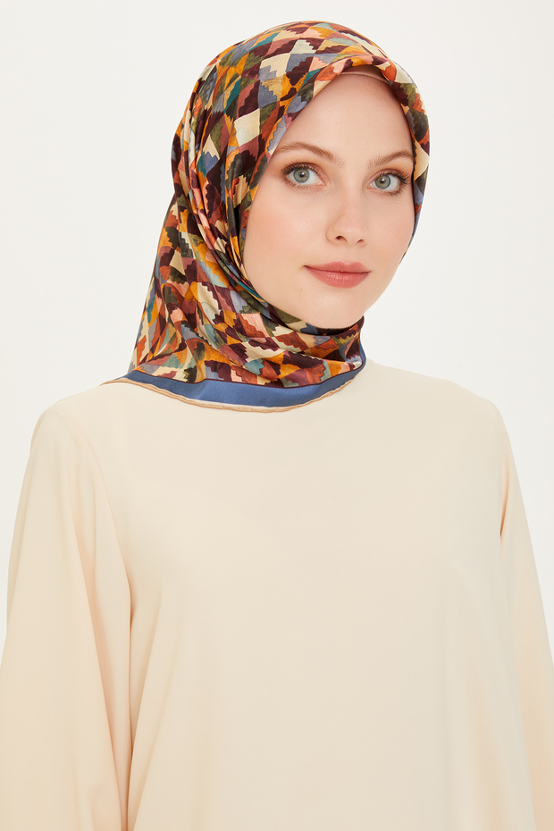 ARMİNE İPEK EŞARP 9214D (TWİLL)-03 - 1