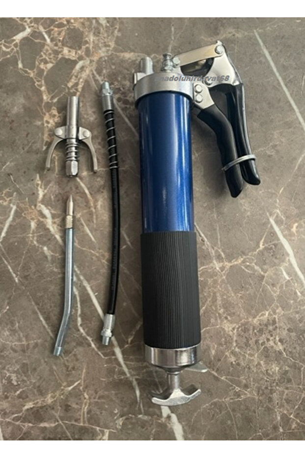 ERG GRES YAĞ POMPASI 500CC YÜKSEK BASINÇLI GRES YAĞ BASMA POMPASI 6PCS YAYLI - 1