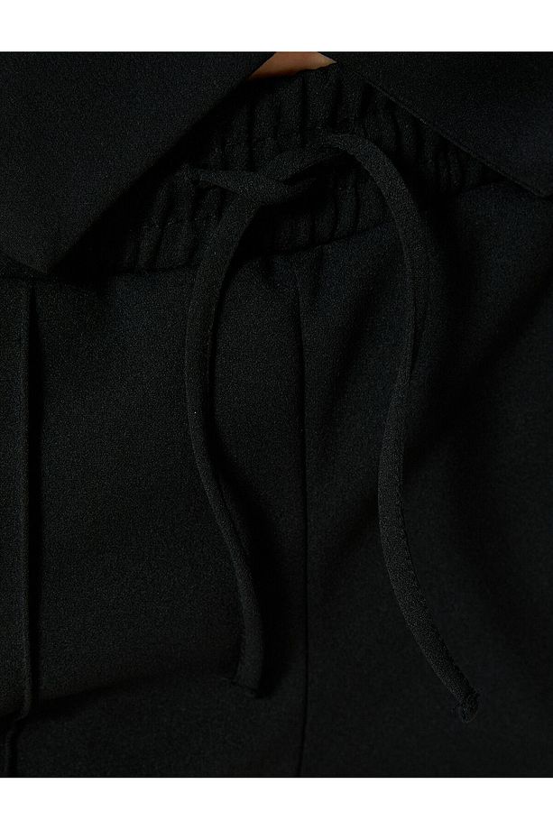 Jogger Pantolon Beli Bağcıklı Cepli Nervürlü - 6