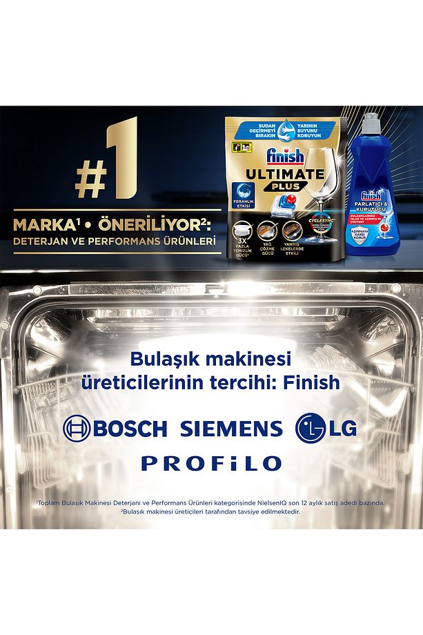 Ultimate Plus Hepsi Bir Arada Bulaşık Makinesi Deterjanı Kapsül Tablet 240 Adet (40 x 6'lı) - 8