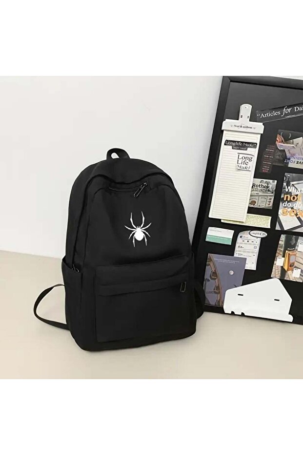 dompuleri moda Spider Baskılı Okul, Dershane, Kurs Sırt Çantası - 1