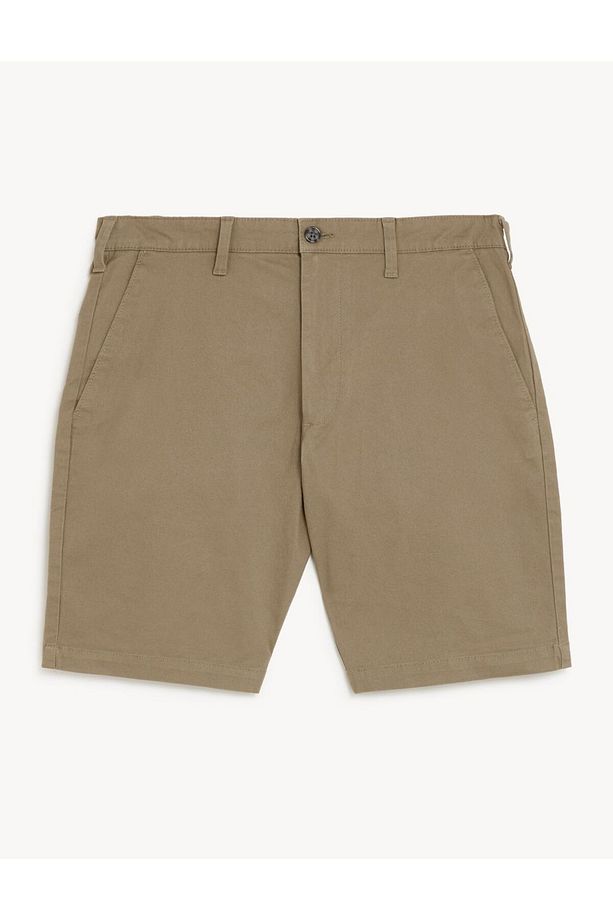 Regular Fit Chino Şort - 5