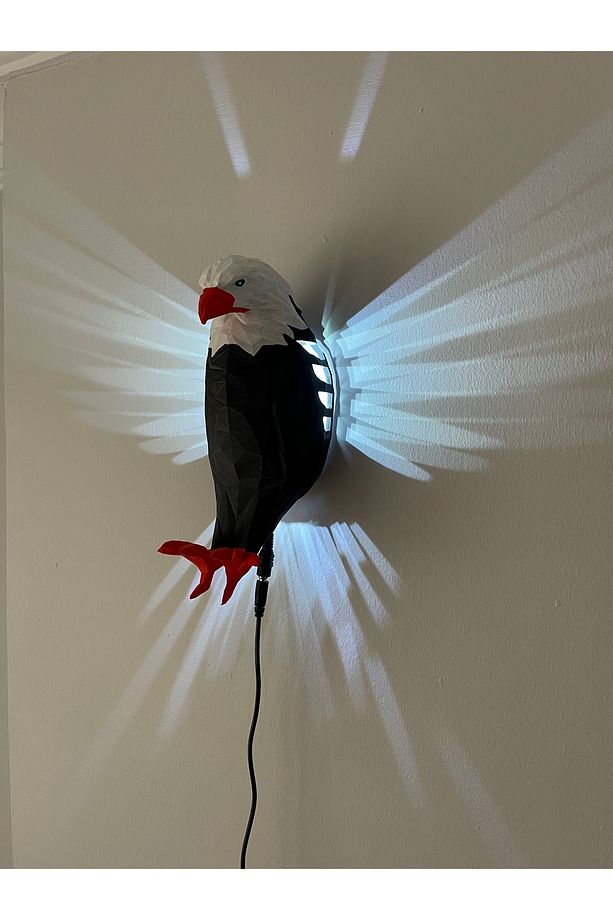 Kartal Gece Lambası Led Işıklı 1 Adet - 7