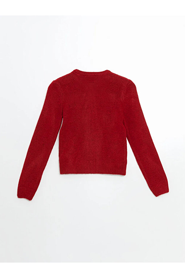 LCW Vision Kırmızı Bisiklet Yaka Kadın Triko Kazak - 2