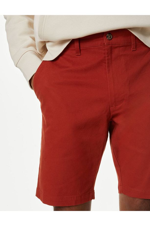 Regular Fit Chino Şort - 3