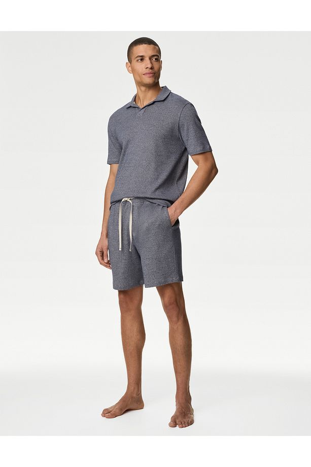 Saf Pamuklu Regular Fit Şort Pijama Altı - 1