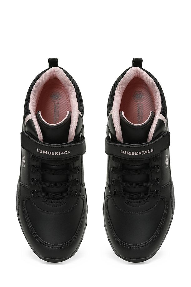 CAP HI 3PR Siyah Kız Çocuk High Sneaker - 4