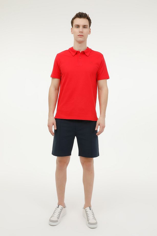 M-CT953 BASIC P.T-SH 4FX Kırmızı Erkek Kısa Kol T-Shirt - 5