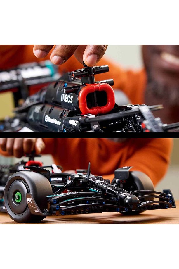 New Technic F1 42171 1:8 1642PCS W14 E Building Blocks Sport Race Car Assembly Model Vehicle Toy ... - 3