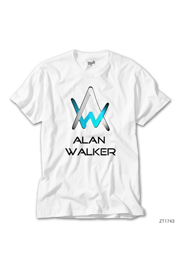 Tricou alb Alan Walker Softly - 1