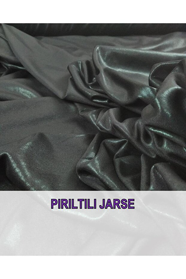 Dark Green Jersey - Plastered Width: 140