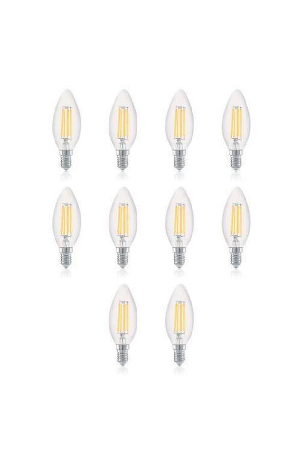 4w E14 Rustik Led Ampul 10'lu Paket E14- - 1