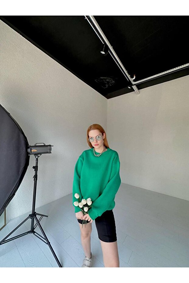 3 Thread Raster Women's Basic Sweatshirt