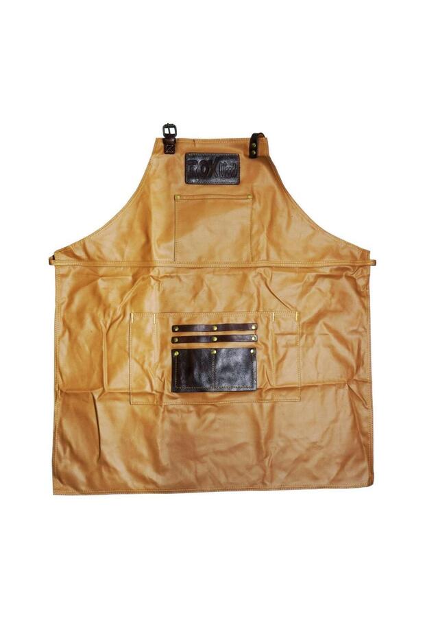 Wood 0032 Apron Faux Leather Carpenter Work Apron