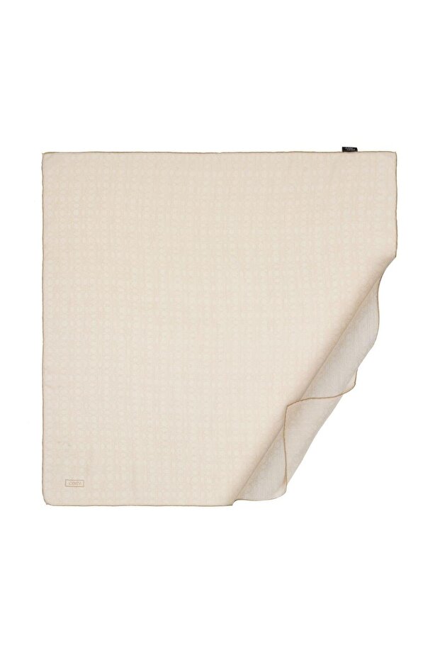 Monogram Eşarp - Krem - 1