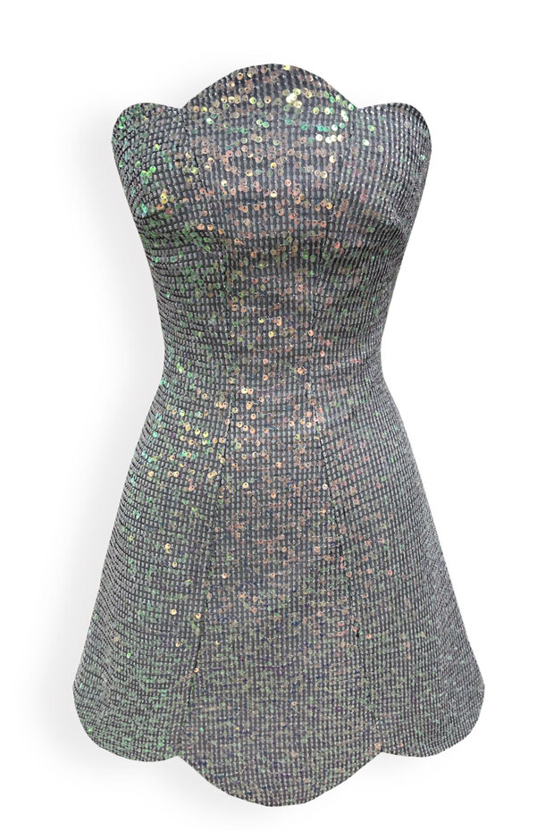 VIOLA MİNİ ELBİSE - 1