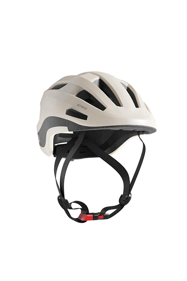 Decathlon Btwin 500 Bej Şehir Bisikleti Kaskı