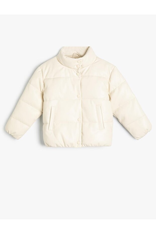 Girl's Ecru Jacket - Model 5Wkg20035Aw