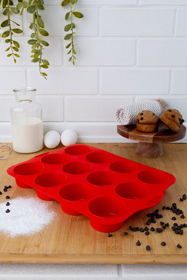 12'li Silindir Muffin Kalıbı - 1