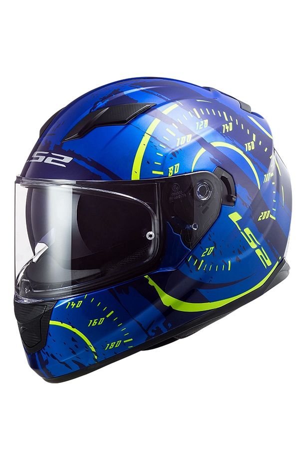 Stream Evo Tacho Mavi-neon Sarı Kask - 1