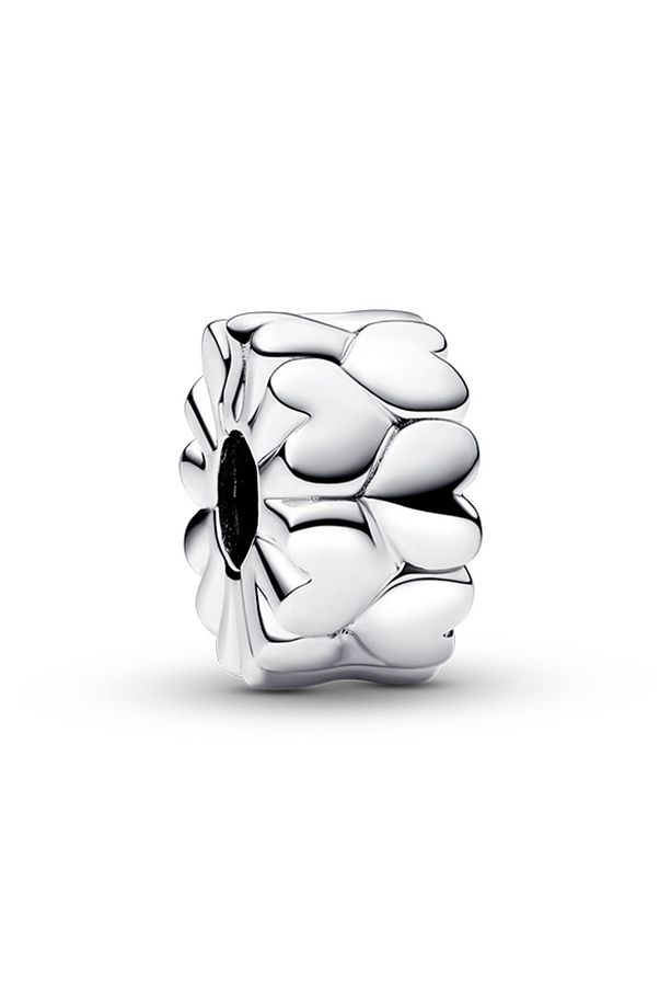 Kalp Desenli Klips Charm - 1