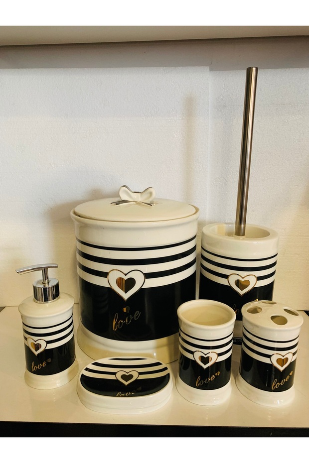 Seramik Banyo Seti 6 Parça - 1