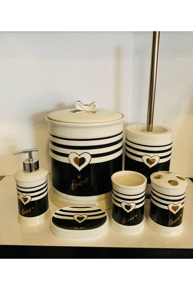 Seramik Banyo Seti 6 Parça - 2