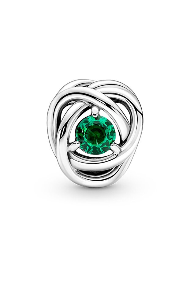 Green Infinity Wrap Charm - 2