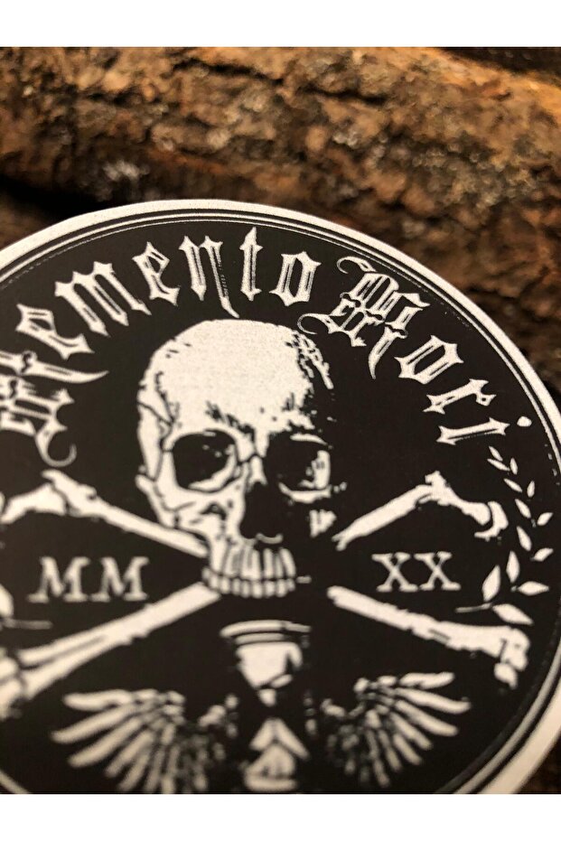 Memento Mori Circle Patch/Peç/Arma (7cm) - 2