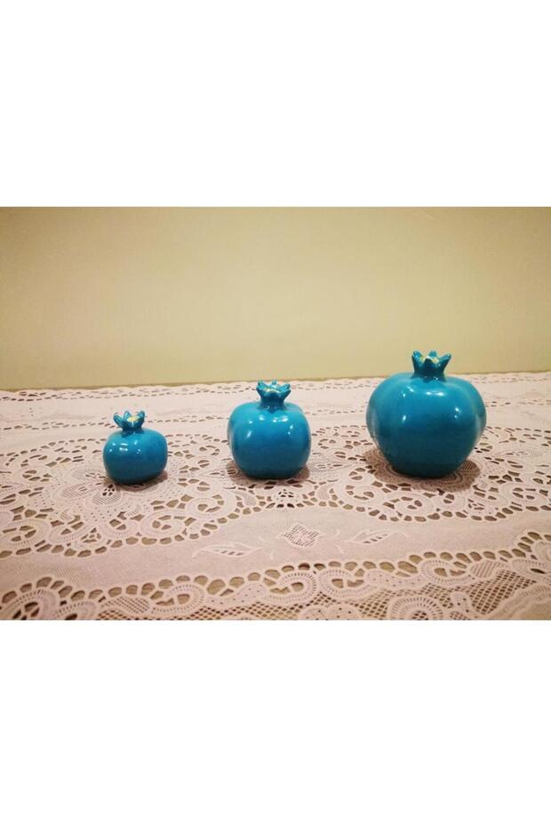 Üçlü Bereket Nar Ev Dekor Biblo - 2