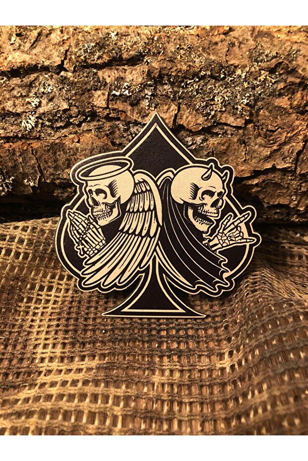 Angel&Devil Patch/Peç/Arma (7,3 x 7,3cm) - 1