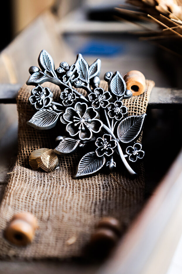 Kiraz Çiçeği Broş - 1