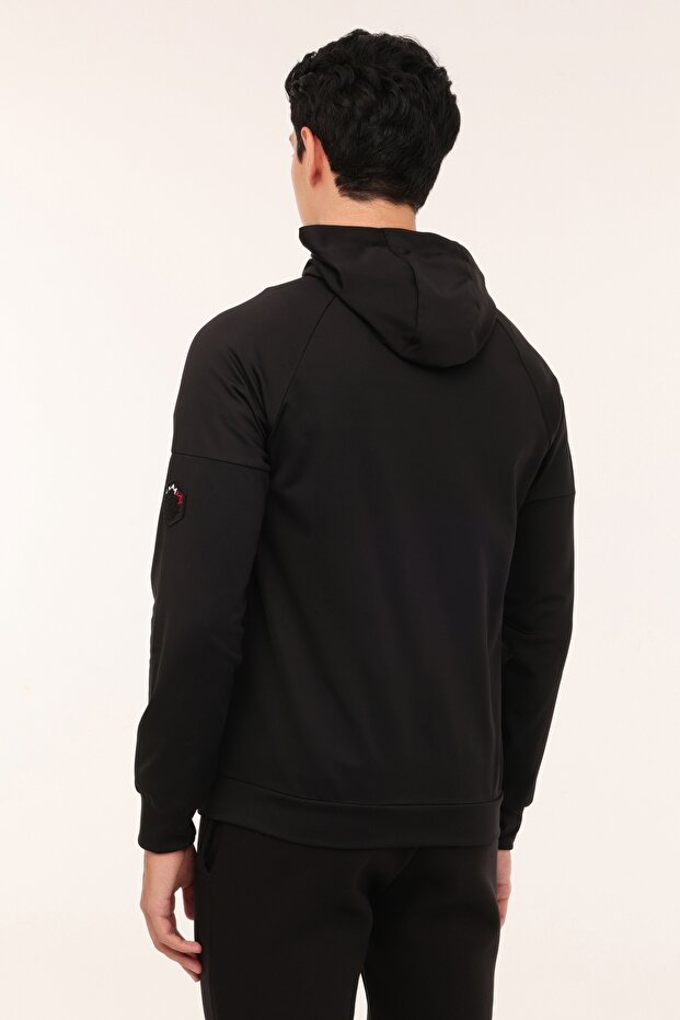 ML RENATO-CB 18SD1155 4PR SIYAH Erkek Eşofman Üstü - 2