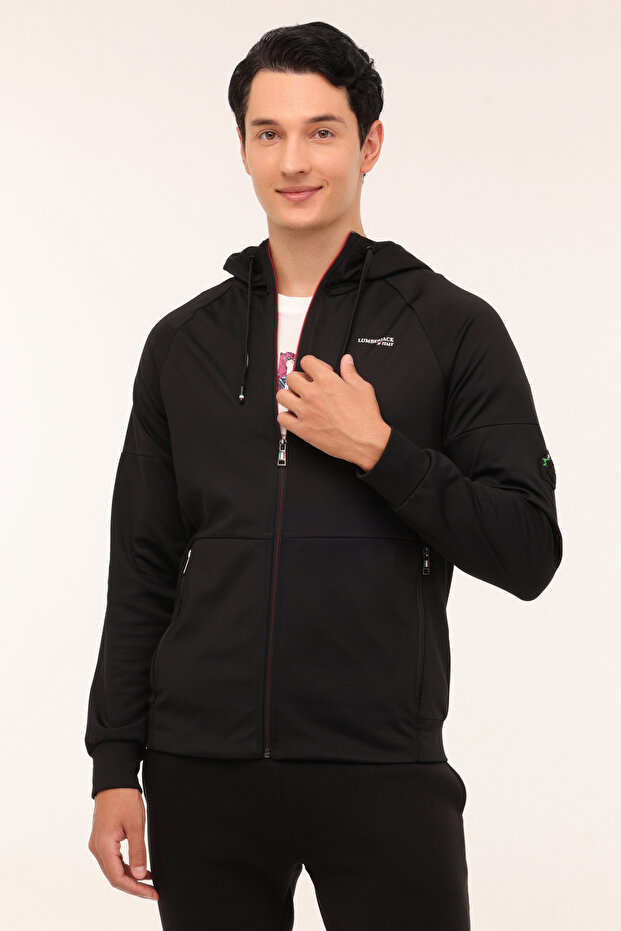 ML RENATO-CB 18SD1155 4PR SIYAH Erkek Eşofman Üstü - 1