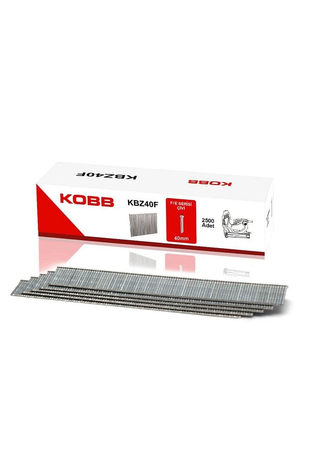 Kbz40f 40mm 2500 Adet F/e/j/8 Serisi Ağır Hizmet Tipi Kesik Başlı Çivi - 2