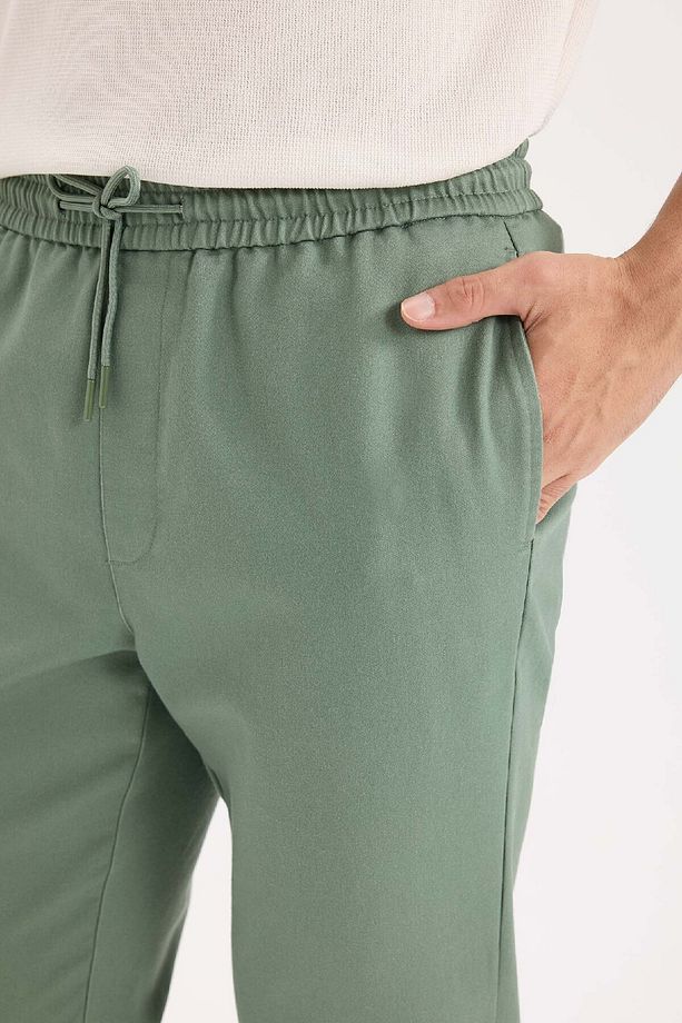Yazlık Jogger Pantolon Beli Bağcıklı Cepli D5966ax25sp - 4