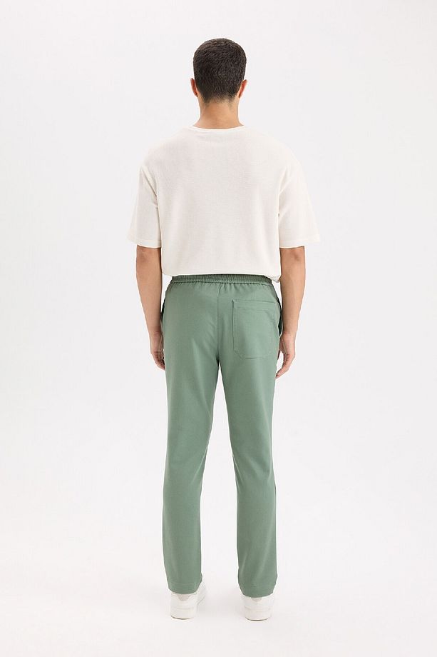 Yazlık Jogger Pantolon Beli Bağcıklı Cepli D5966ax25sp - 6