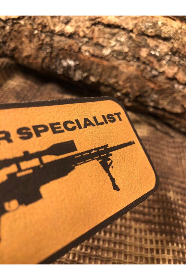Sniper Spec. Patch/Peç/Arma (8,7 x 4,3cm) - 2
