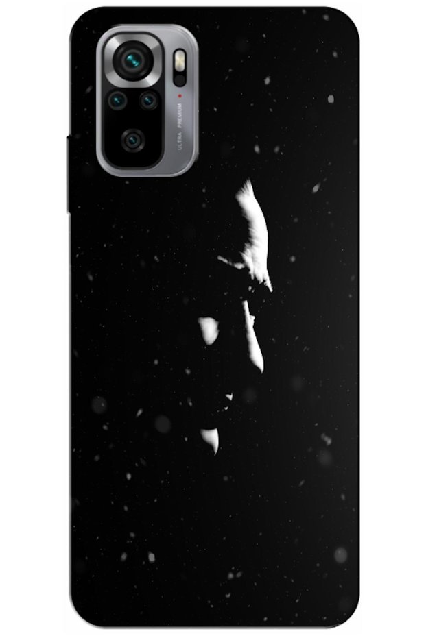 Xiaomi Redmi Note 10S Compatible Case Ataturk Silhouette Silicone Case (Printed)