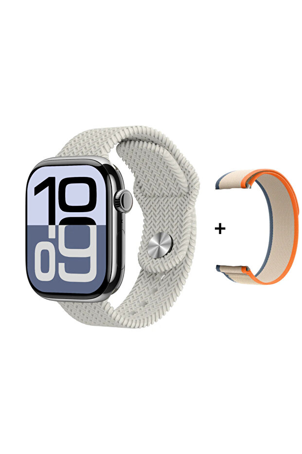 Watch HK 10 Pro Max Akıllı Saat Çift Kordon - 1